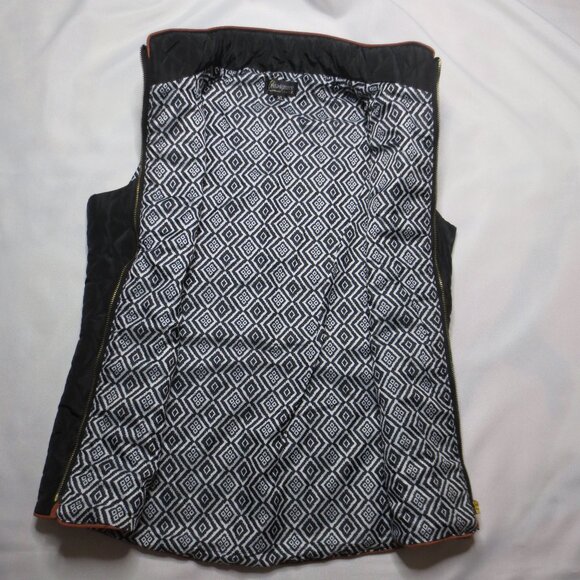 GAMEDAY womens VEST puffer BLACK gold OKLAHOMA CITY THUNDER SIZE XL - Picture 7 of 10